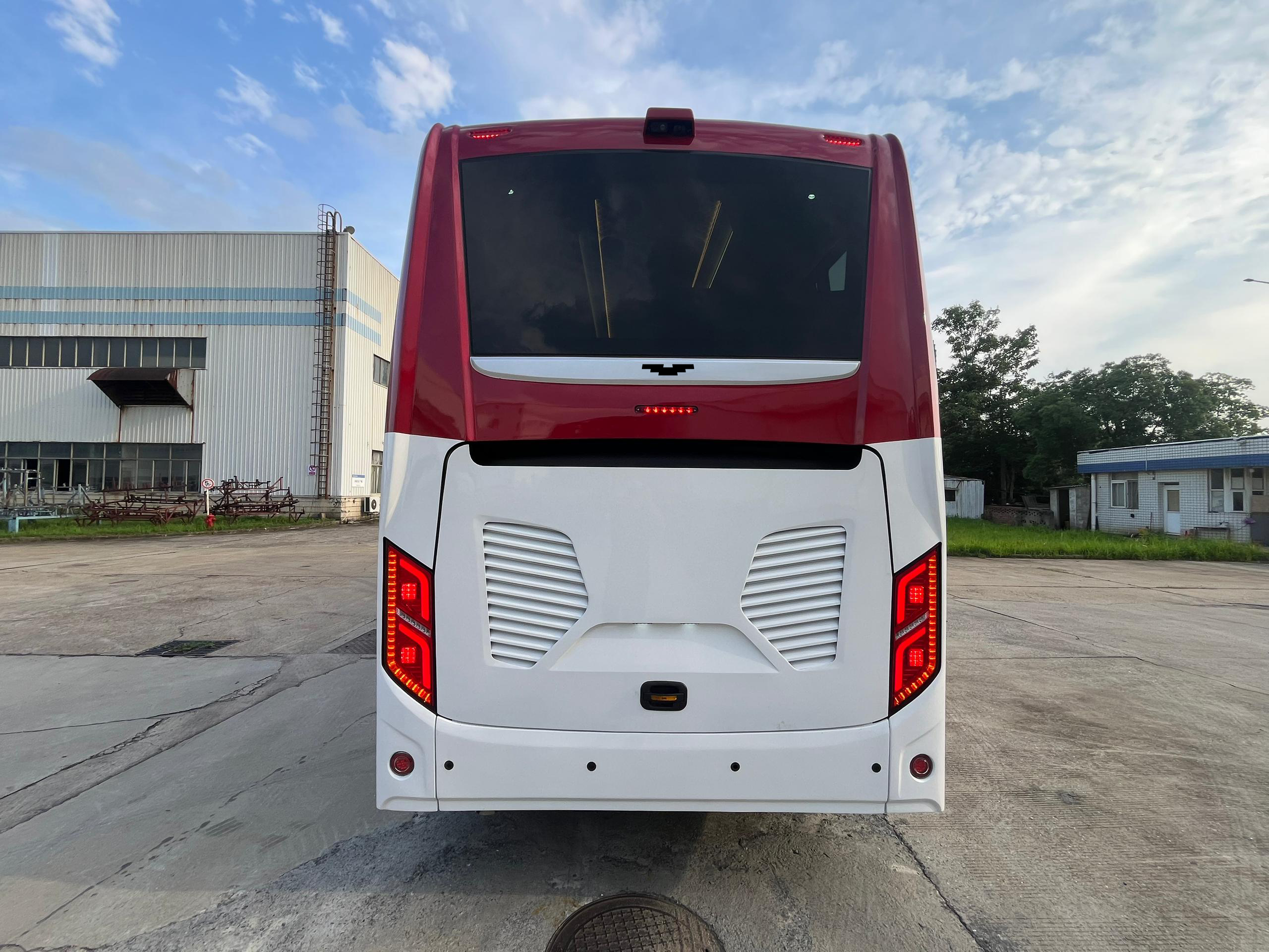 Finished coach exterior — front
