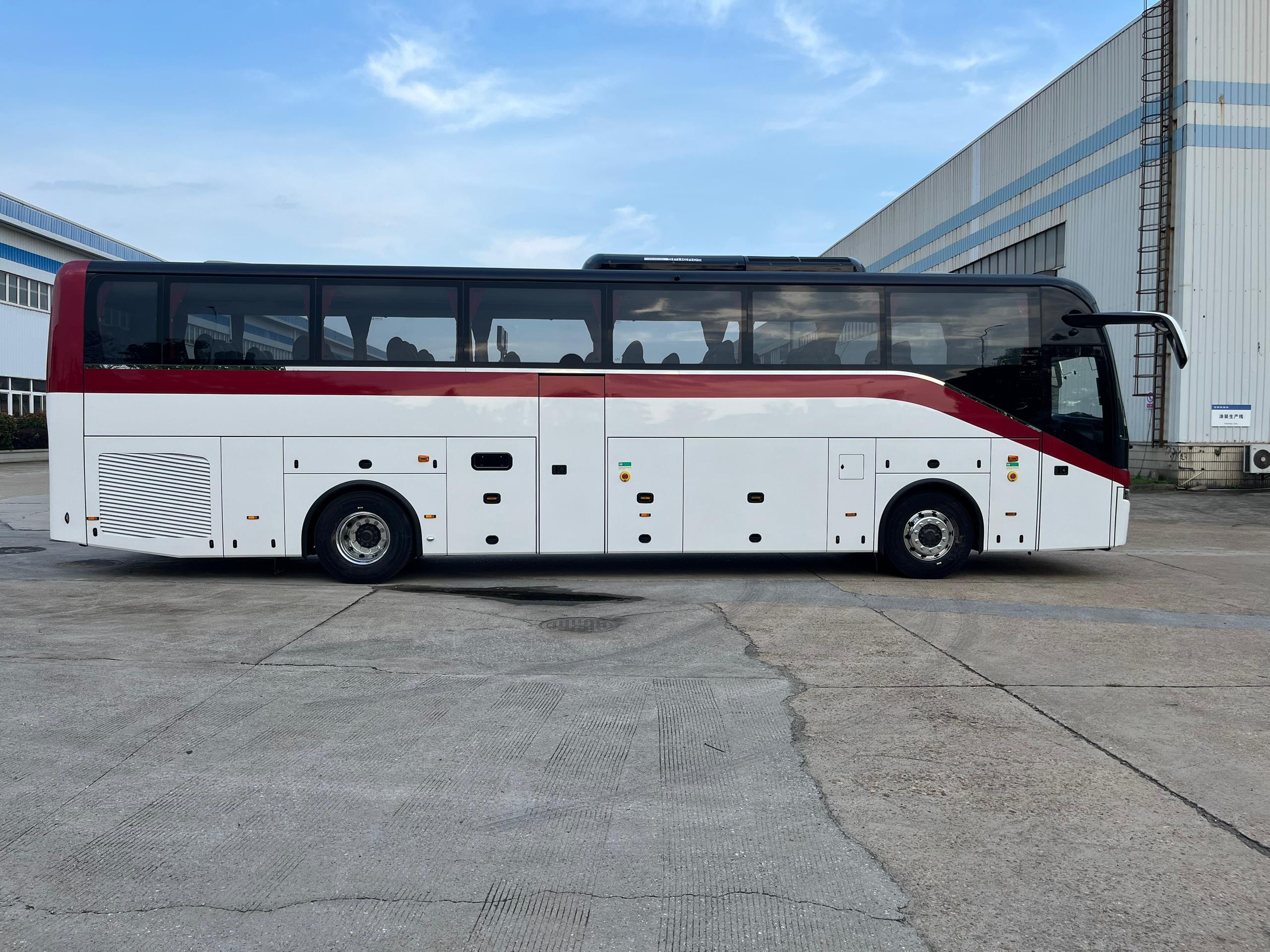 Finished coach exterior — side profile