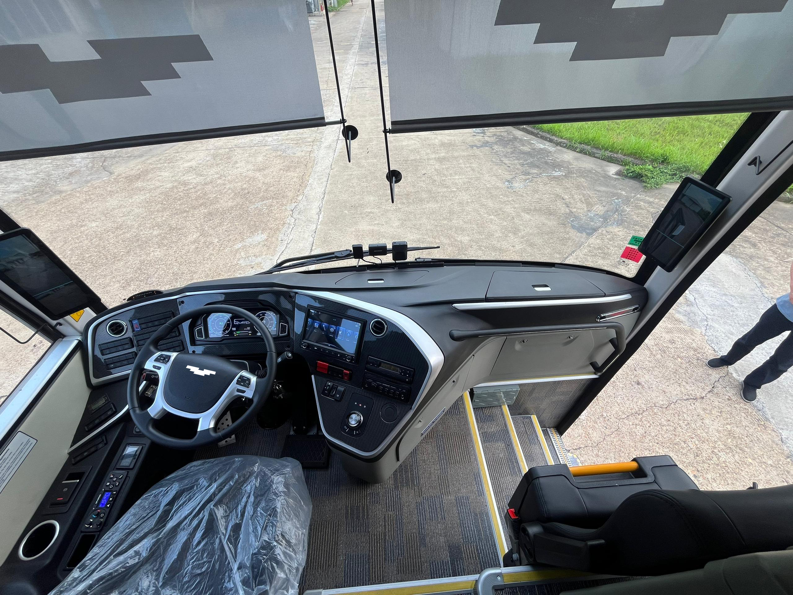 Finished coach exterior — side profile