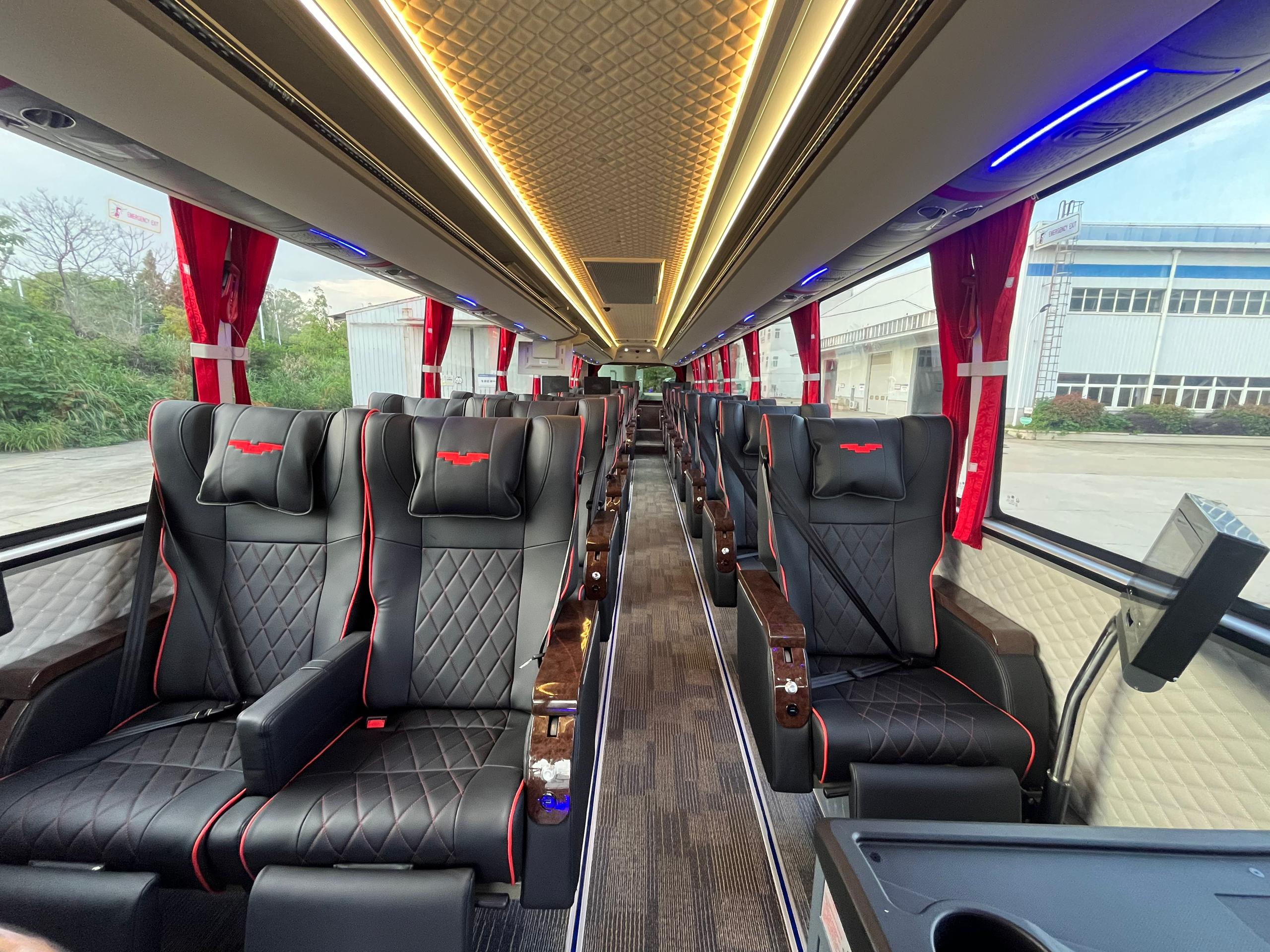 VIP 2+1 with beige quilt walls and captain seats