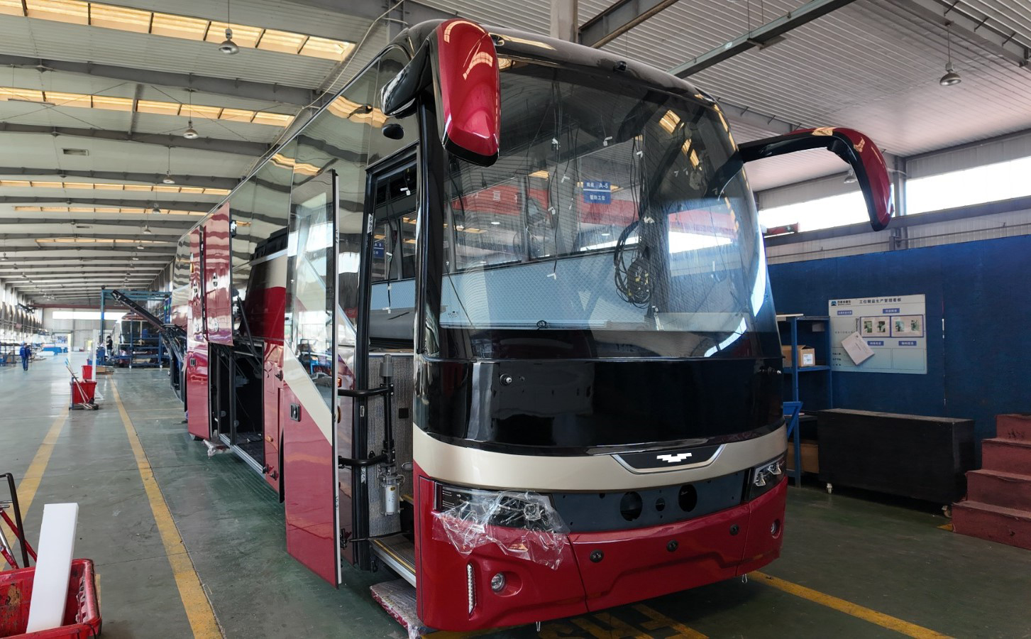 Manufacturing: paint prep or factory side view